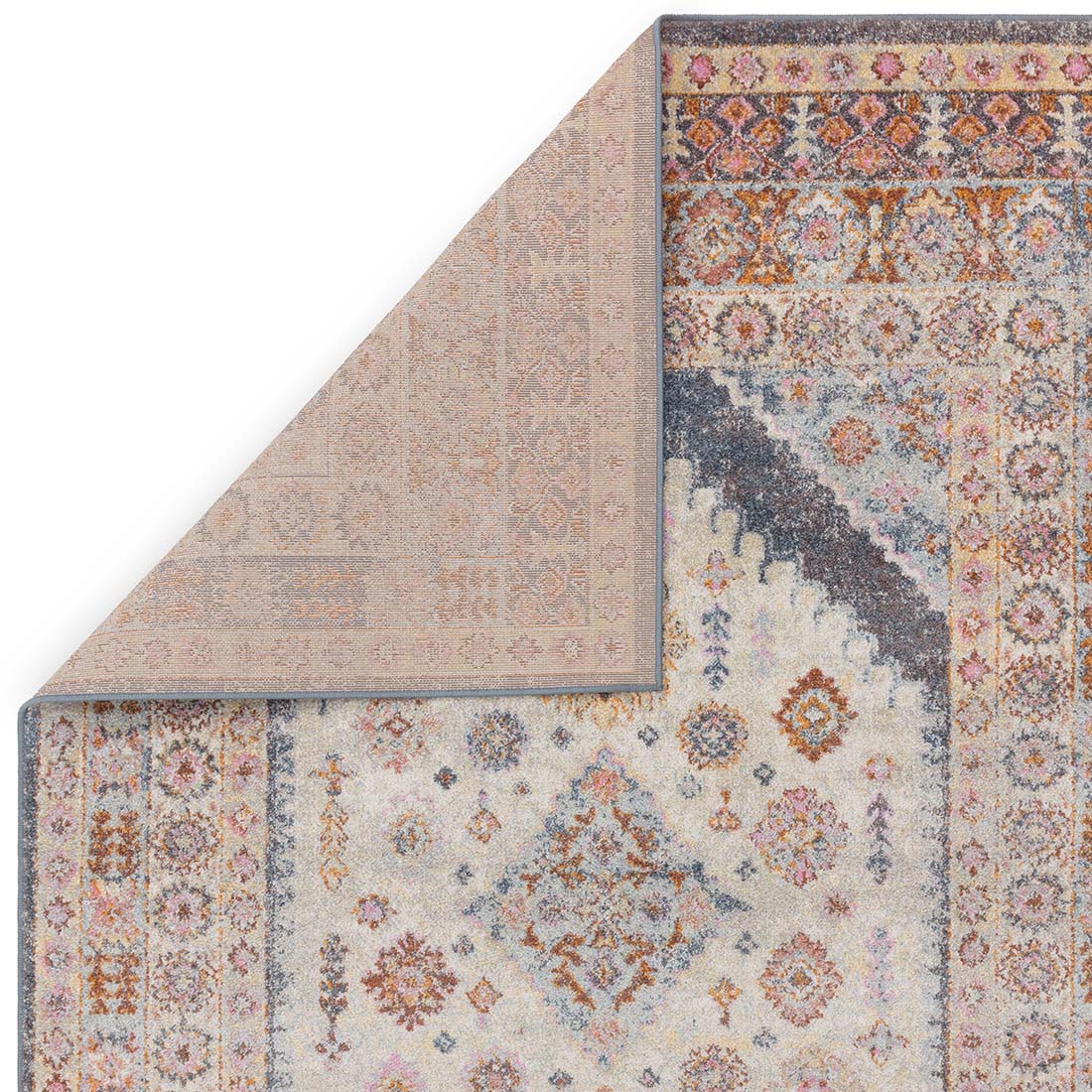 Flores Fiza Classic Persian Medallion Rug FR06