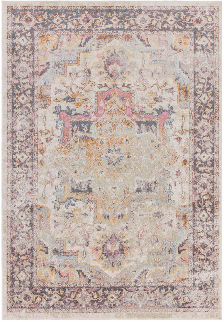 multicolour Persian style area rug