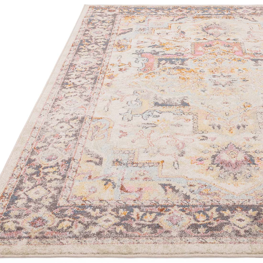 multicolour Persian style area rug