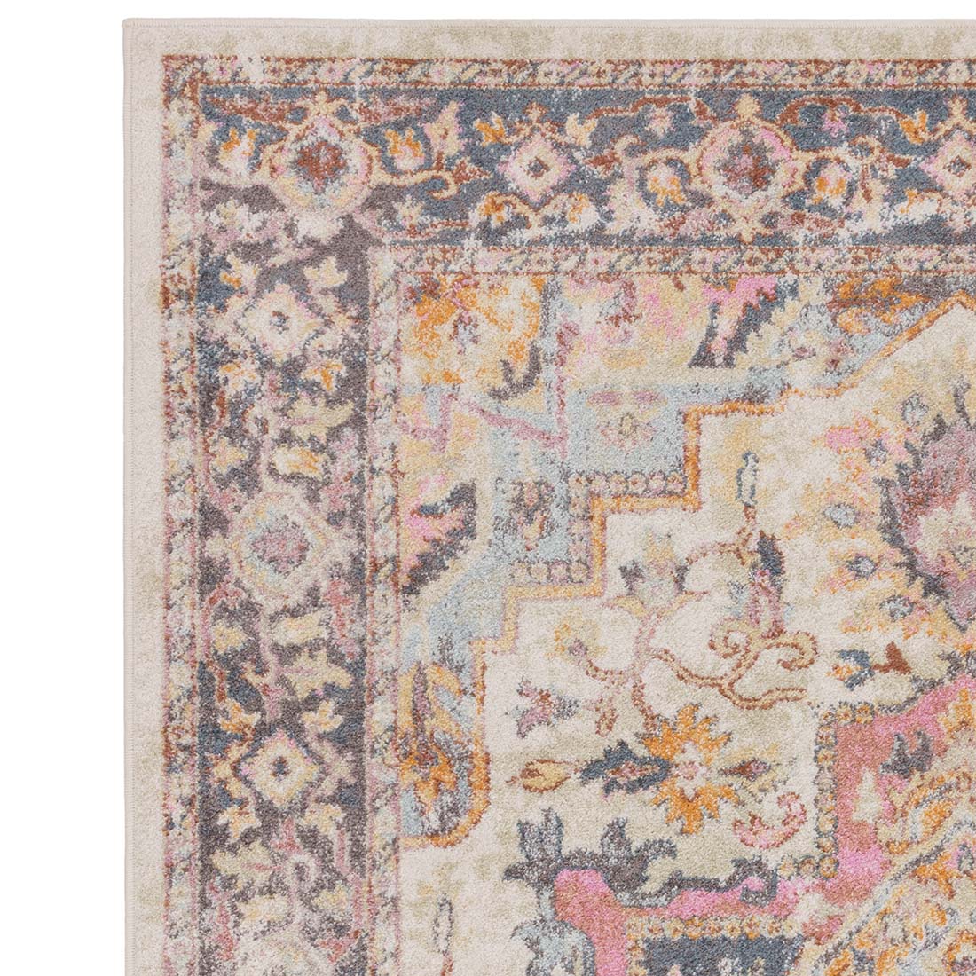 multicolour Persian style area rug