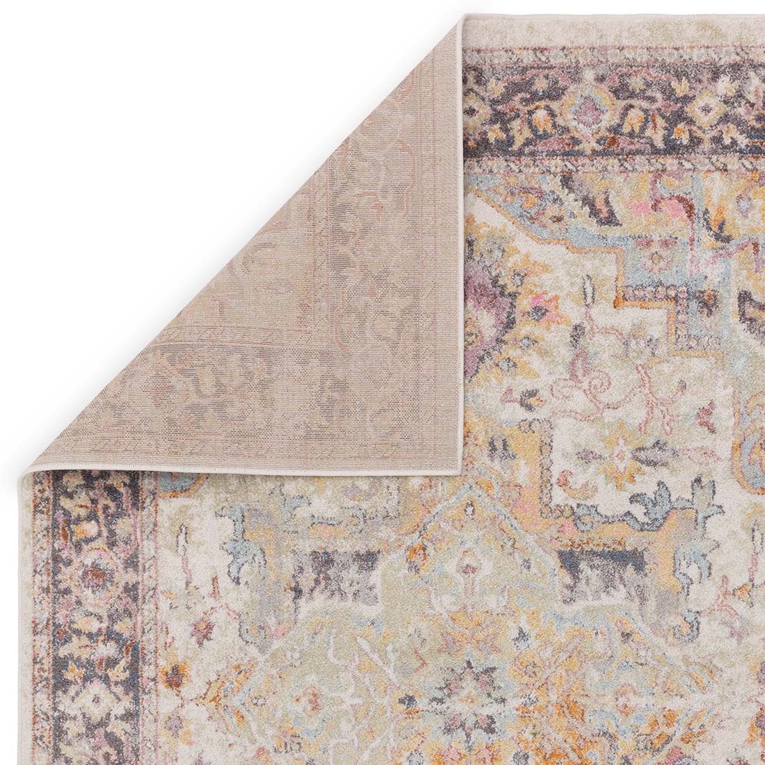 multicolour Persian style area rug