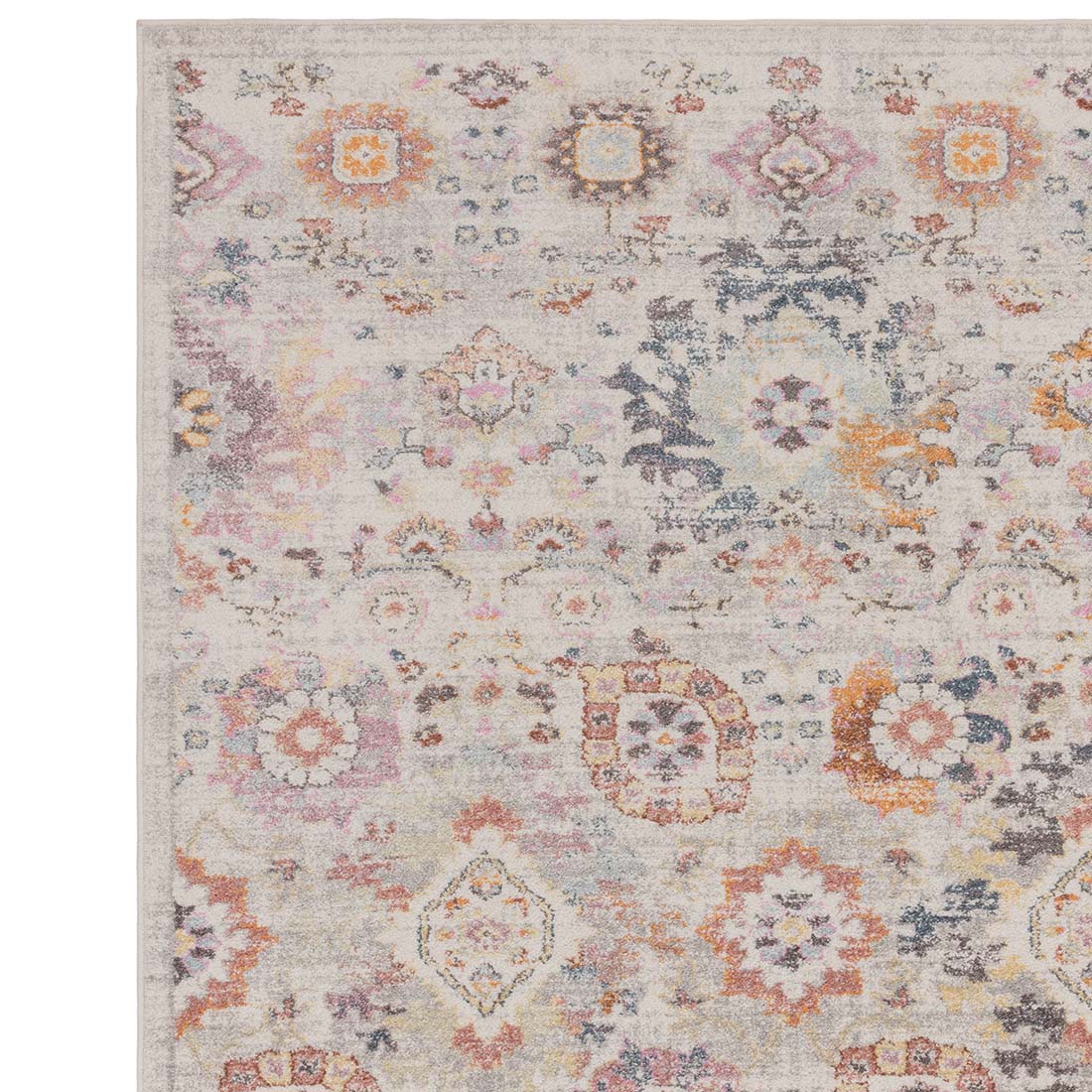 multicolour Persian style area rug