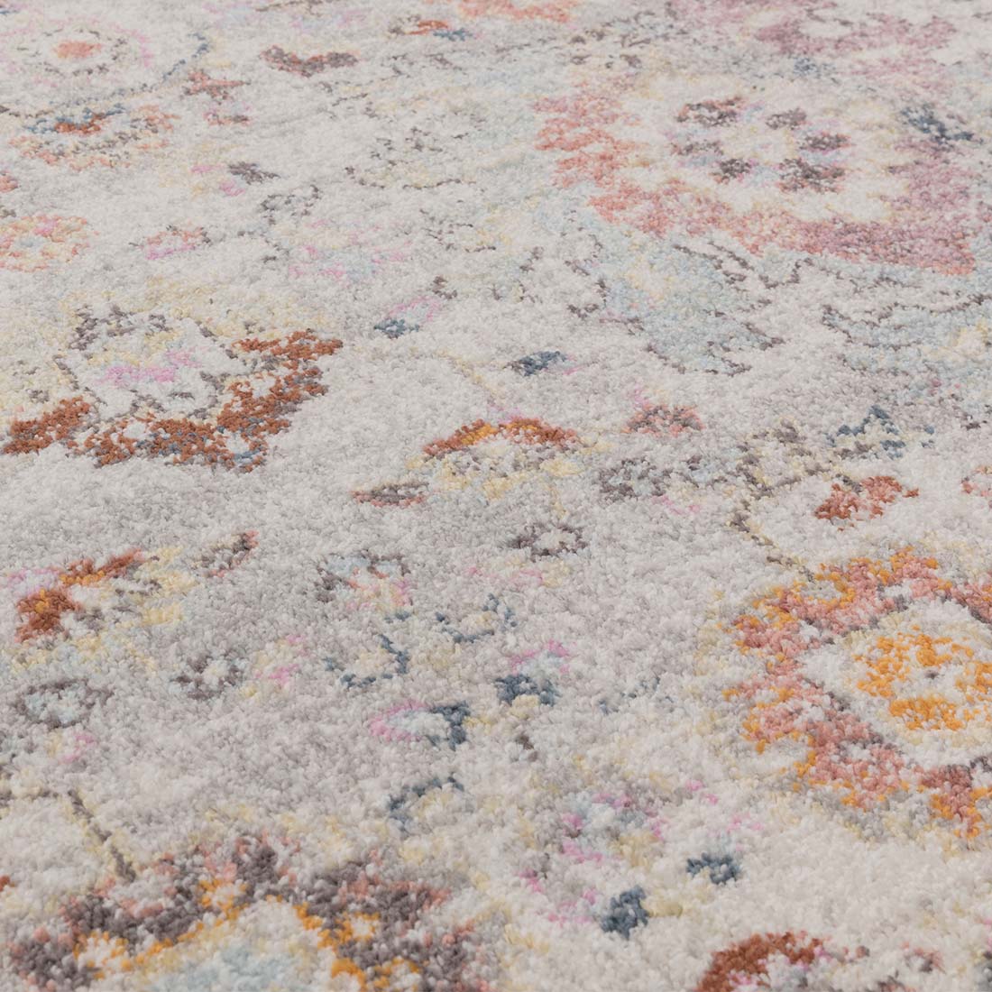 multicolour Persian style area rug