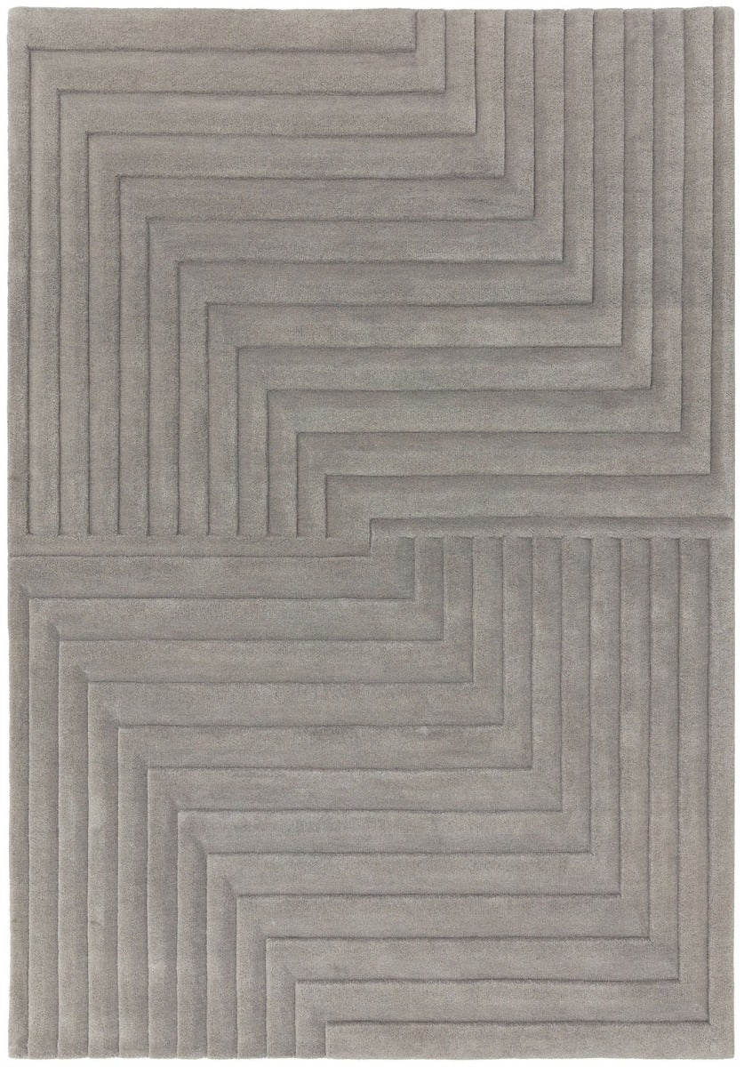 Form Grey Wool Rug