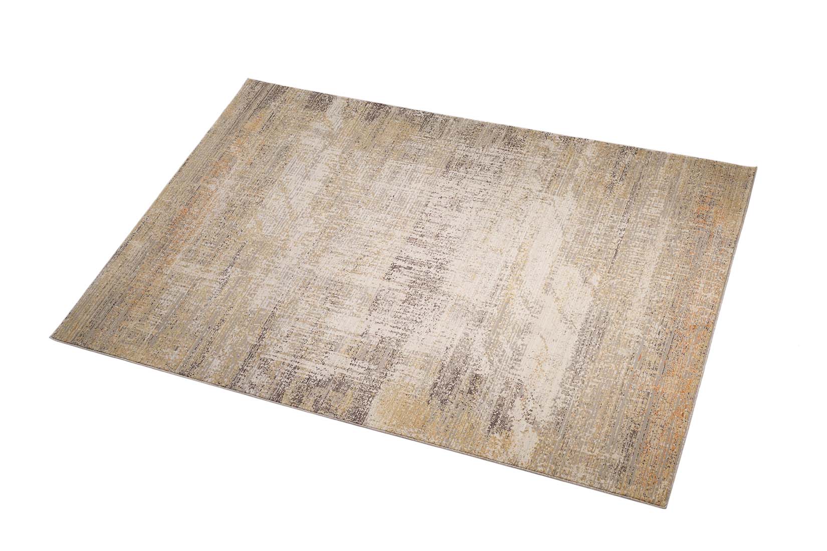 modern yellow and grey abstract area rug