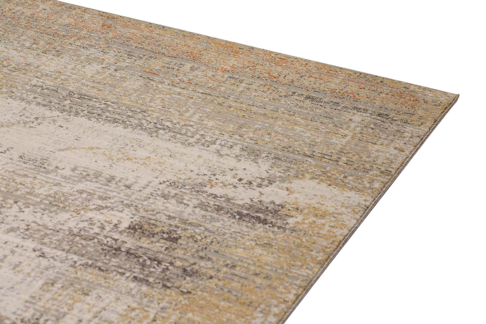 modern yellow and grey abstract area rug