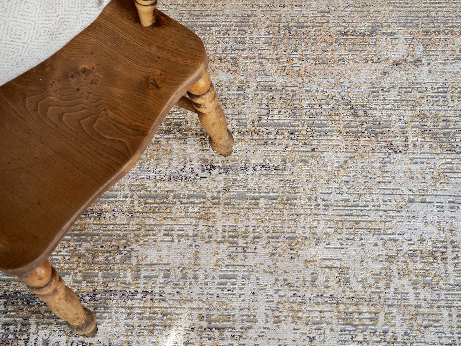 modern yellow and grey abstract area rug