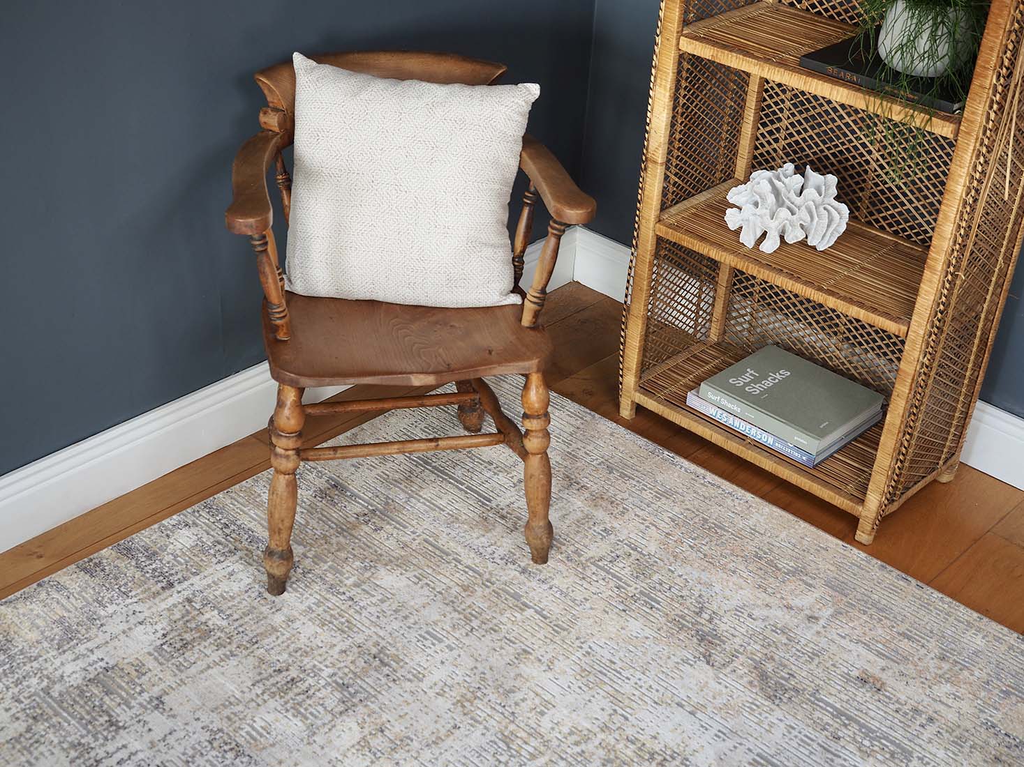 modern yellow and grey abstract area rug