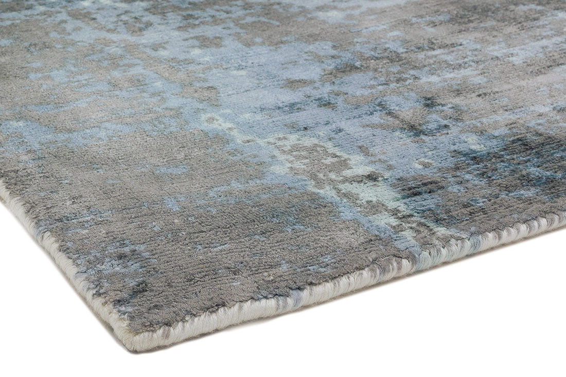 navy and grey abstract rug
