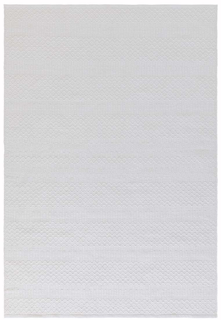 natural coloured indoor/outdoor rug with geometric design