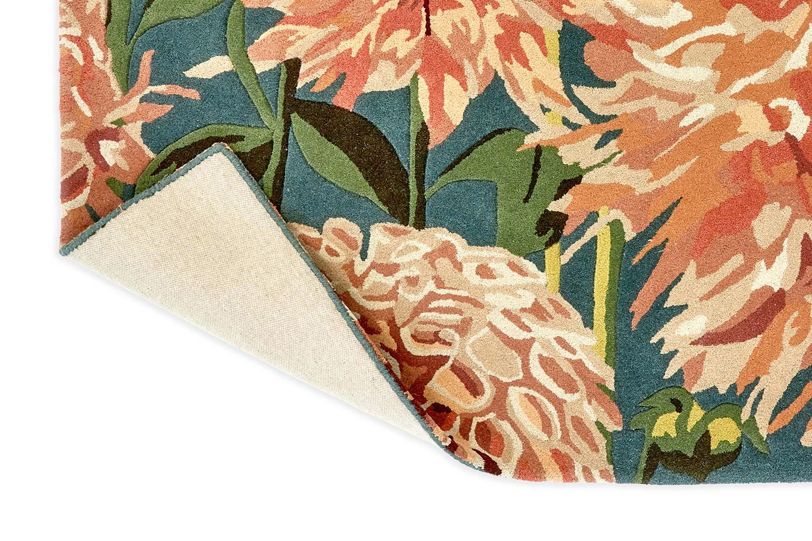 Harlequin Dahlia Coral/Wilderness 142408 Custom