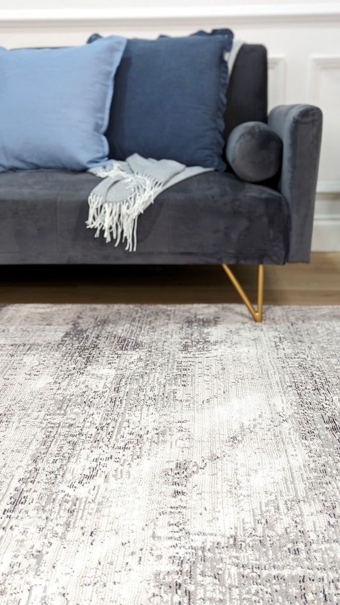 Home Collection Camden Grey Abstract Rug