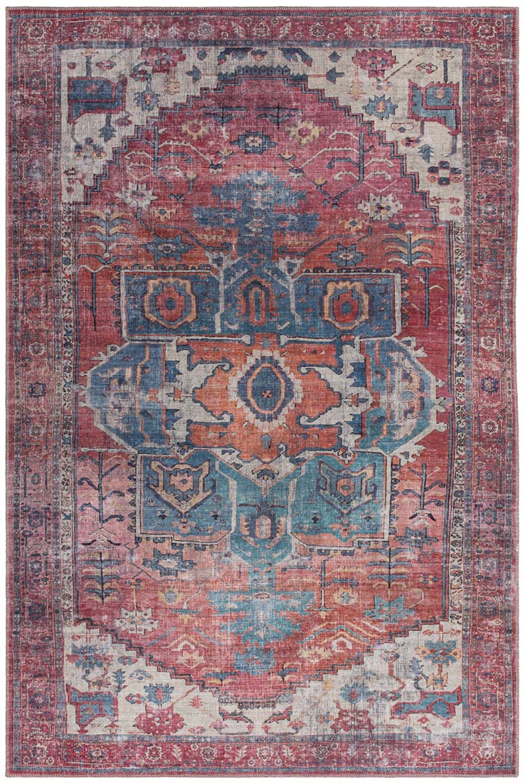 multicolour Persian inspired area rug