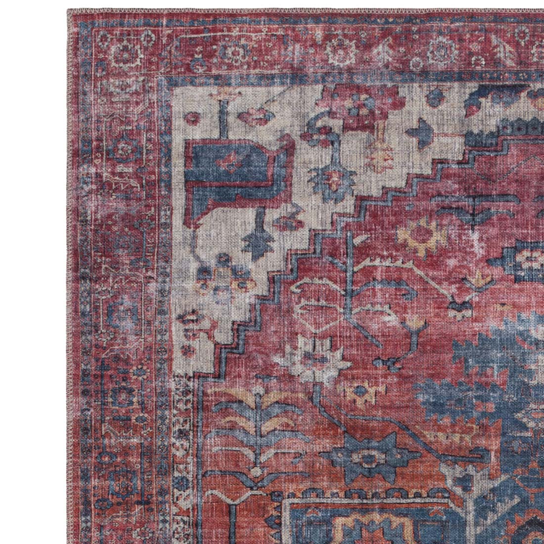multicolour Persian inspired area rug