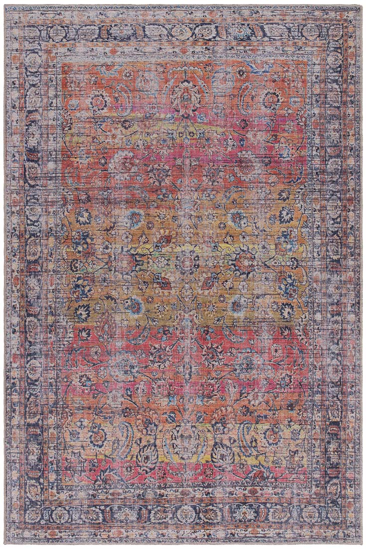 multicolour Persian inspired area rug