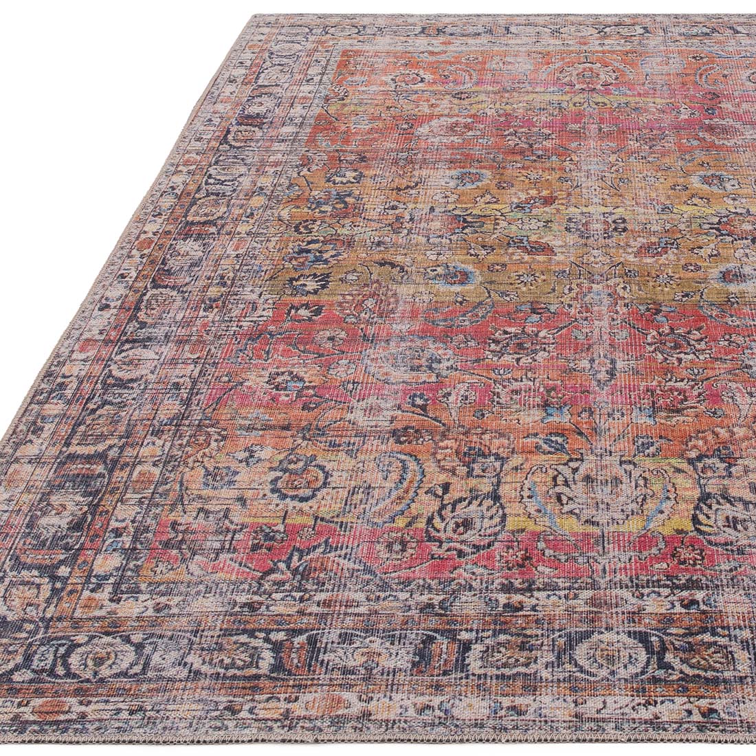 Kaya Tara Vintage Style Flatweave Rug KY13