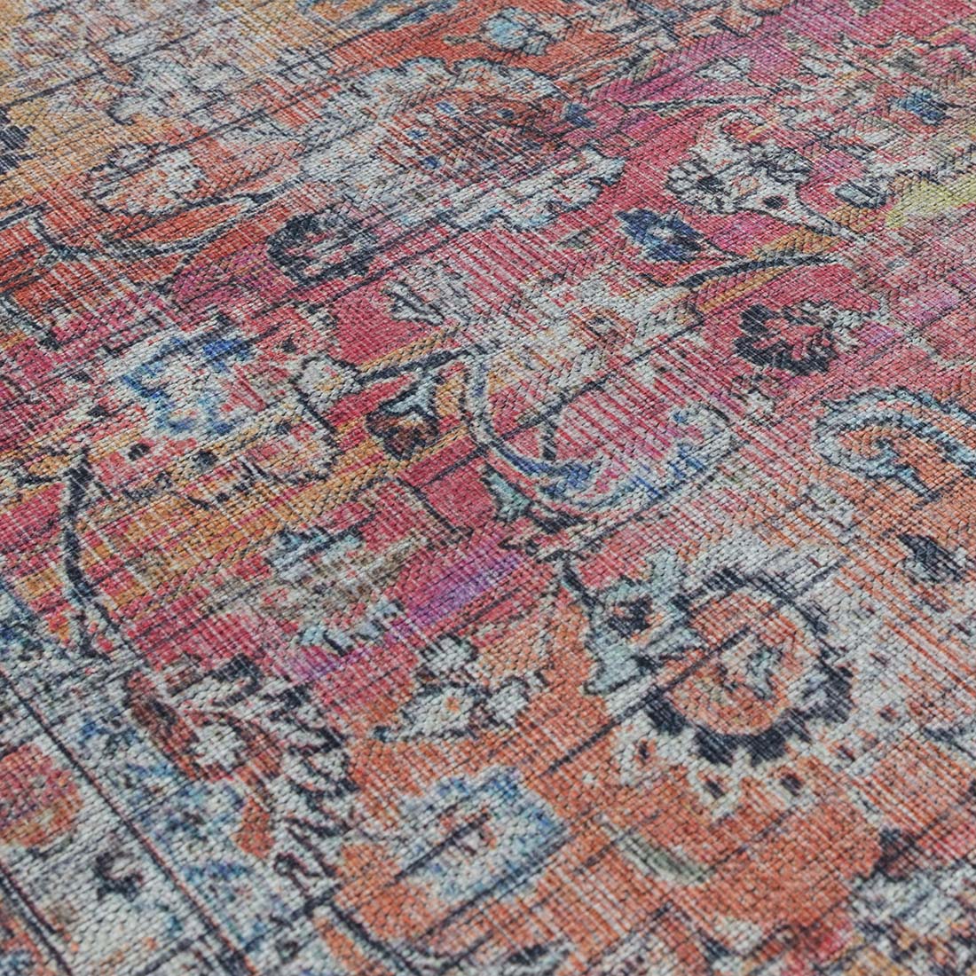 Kaya Tara Vintage Style Flatweave Rug KY13