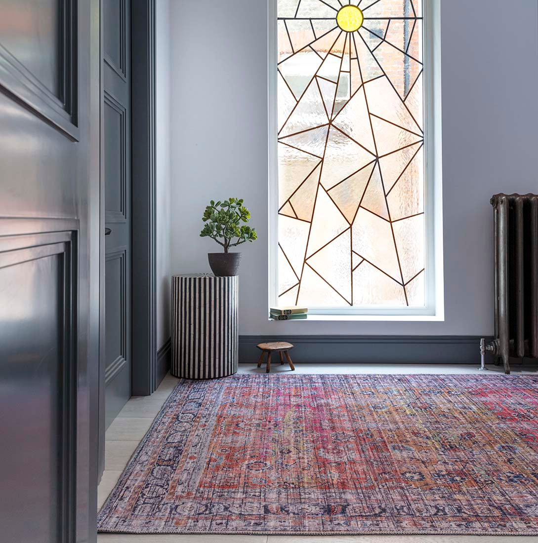 Kaya Tara Vintage Style Flatweave Rug KY13