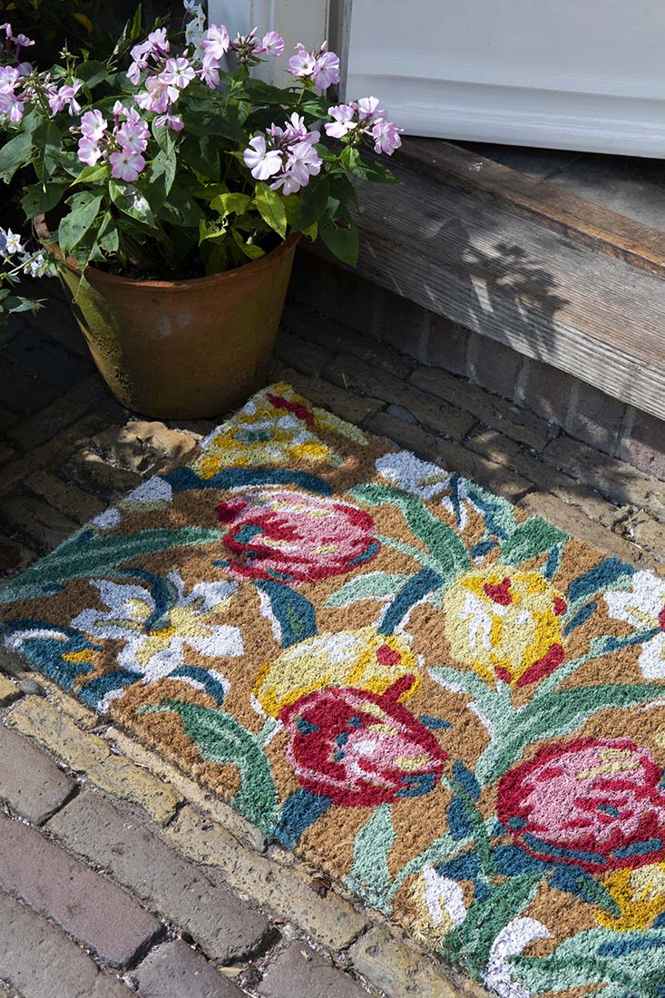 Laura Ashley Tulips China Blue Doormat 582218