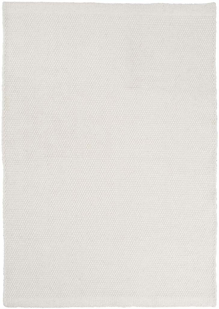 plain white wool rug