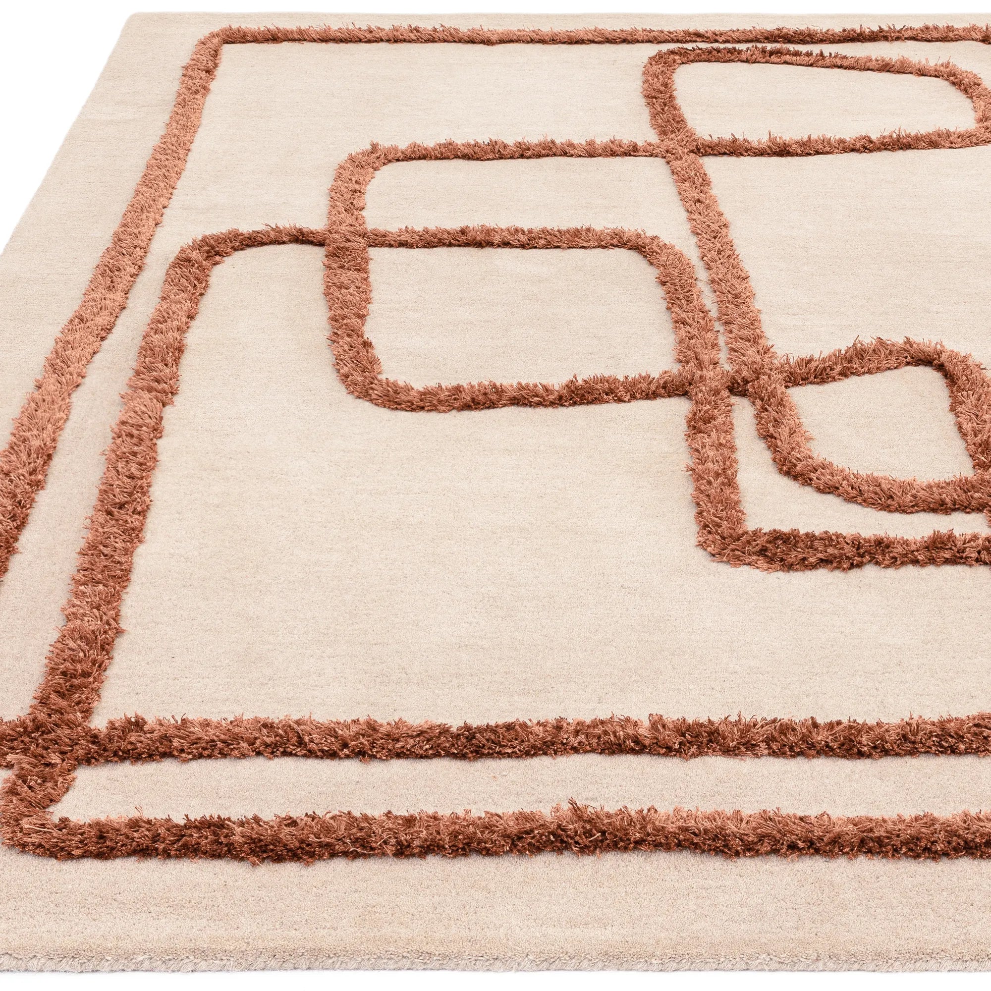 Infinity Copper Rug