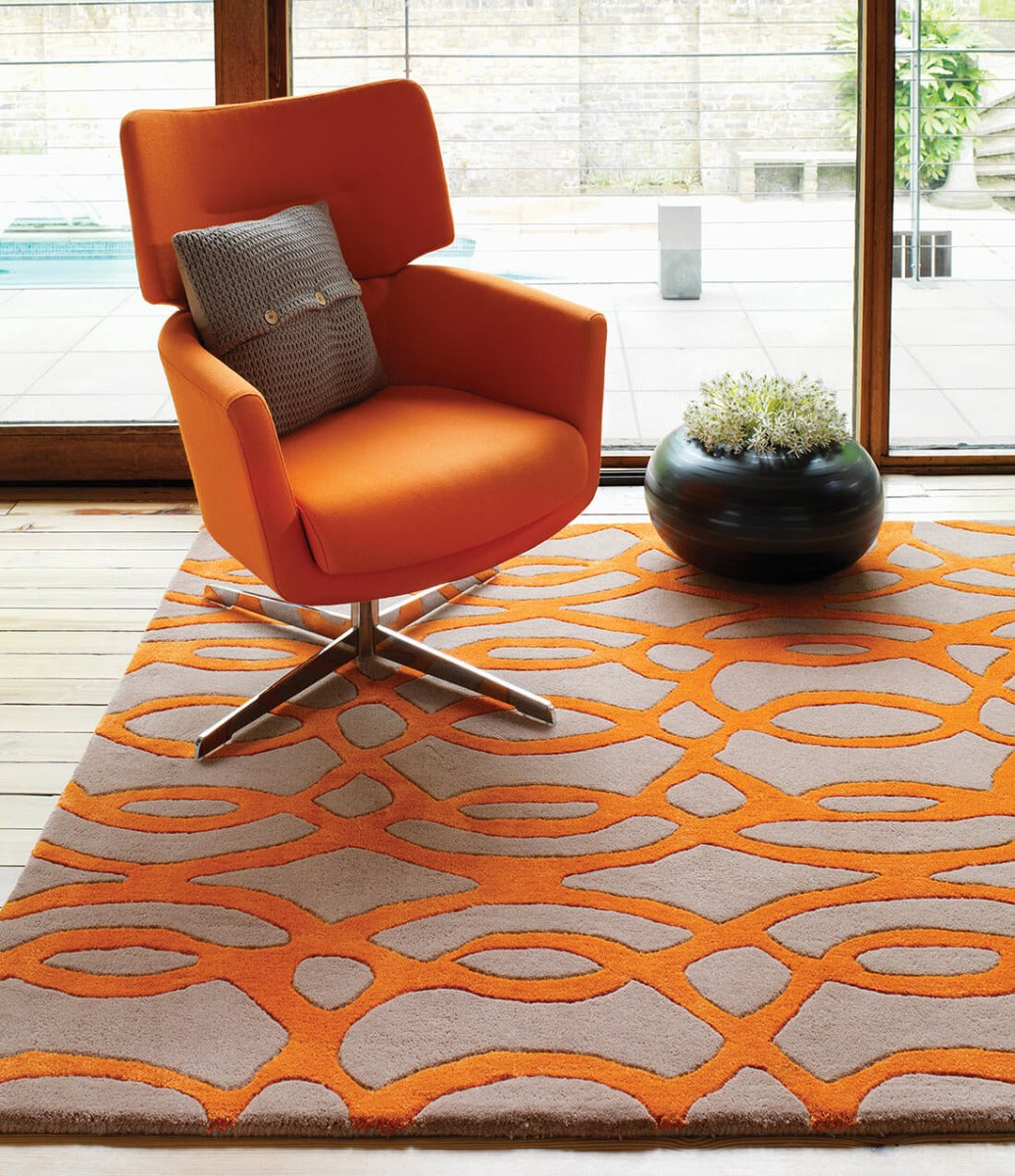 Matrix Rug MAX37 Wire Orange
