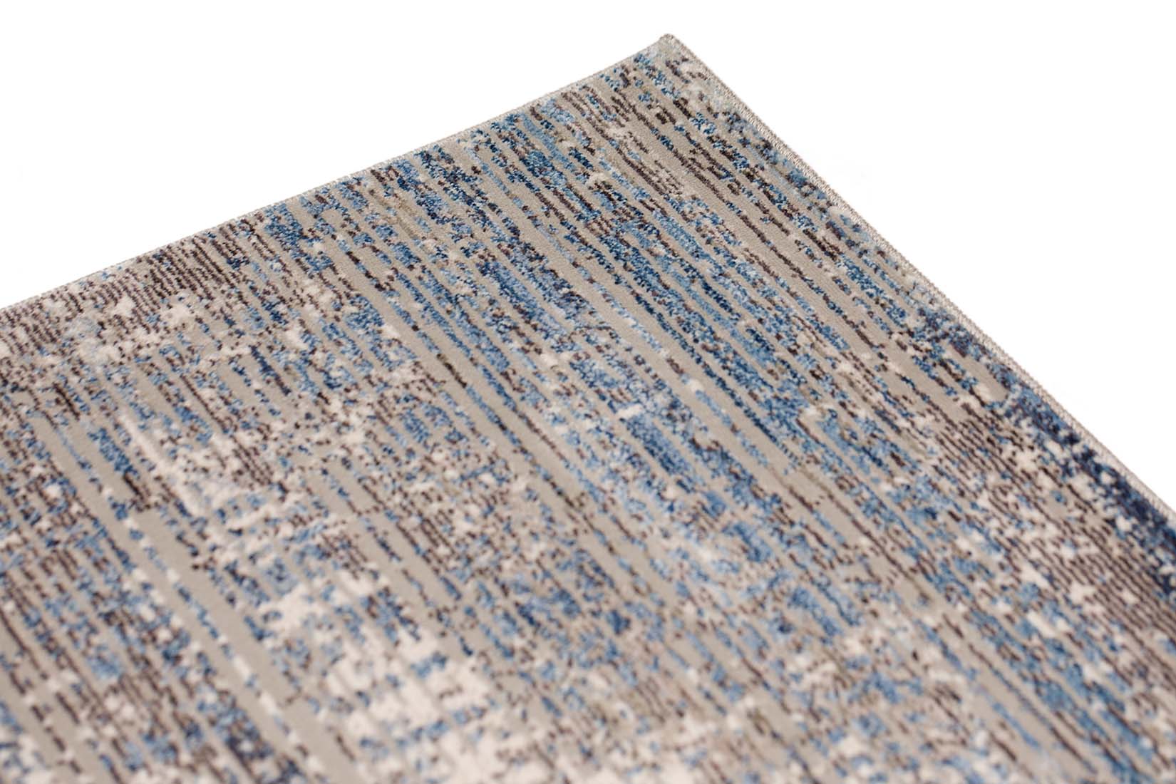 modern blue and grey abstract area rug