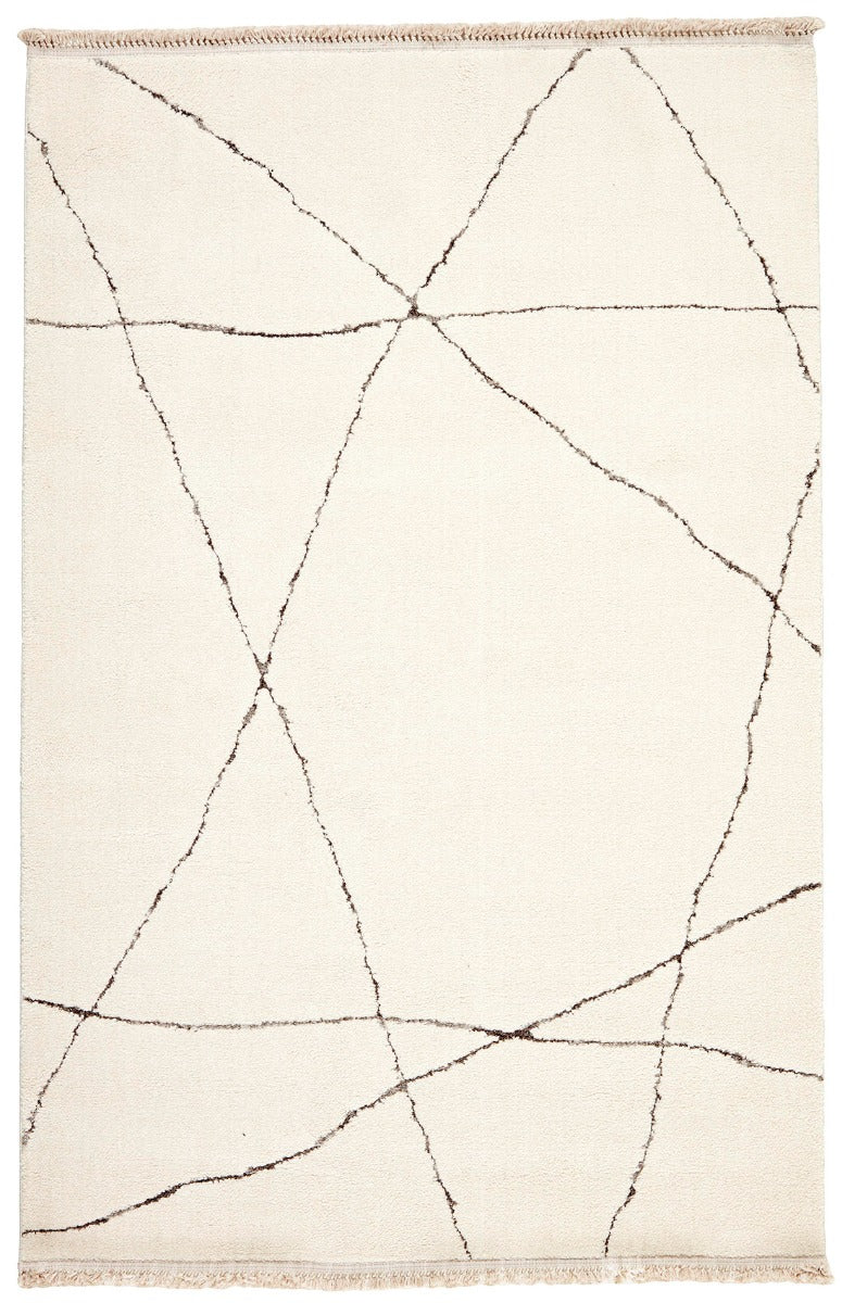 Moroccan style rug, cream in colour with simple pattern