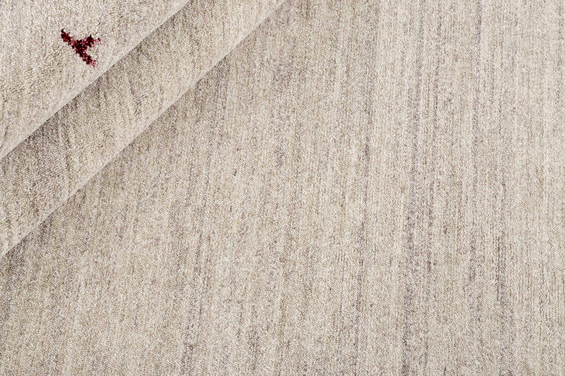 Gabbeh style rug with traditional patterns