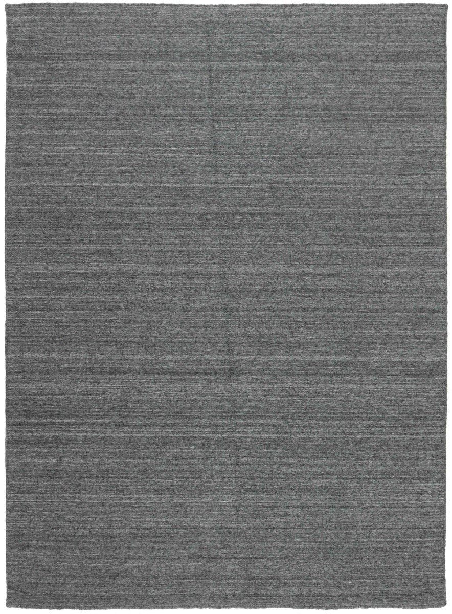authentic oriental kelim flatweave rug in grey and black