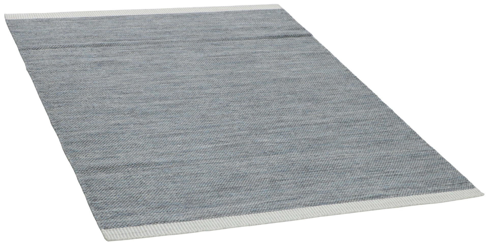 plain grey flatweave rug