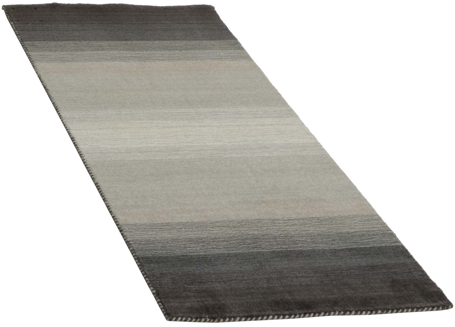 grey and cream ombre runner