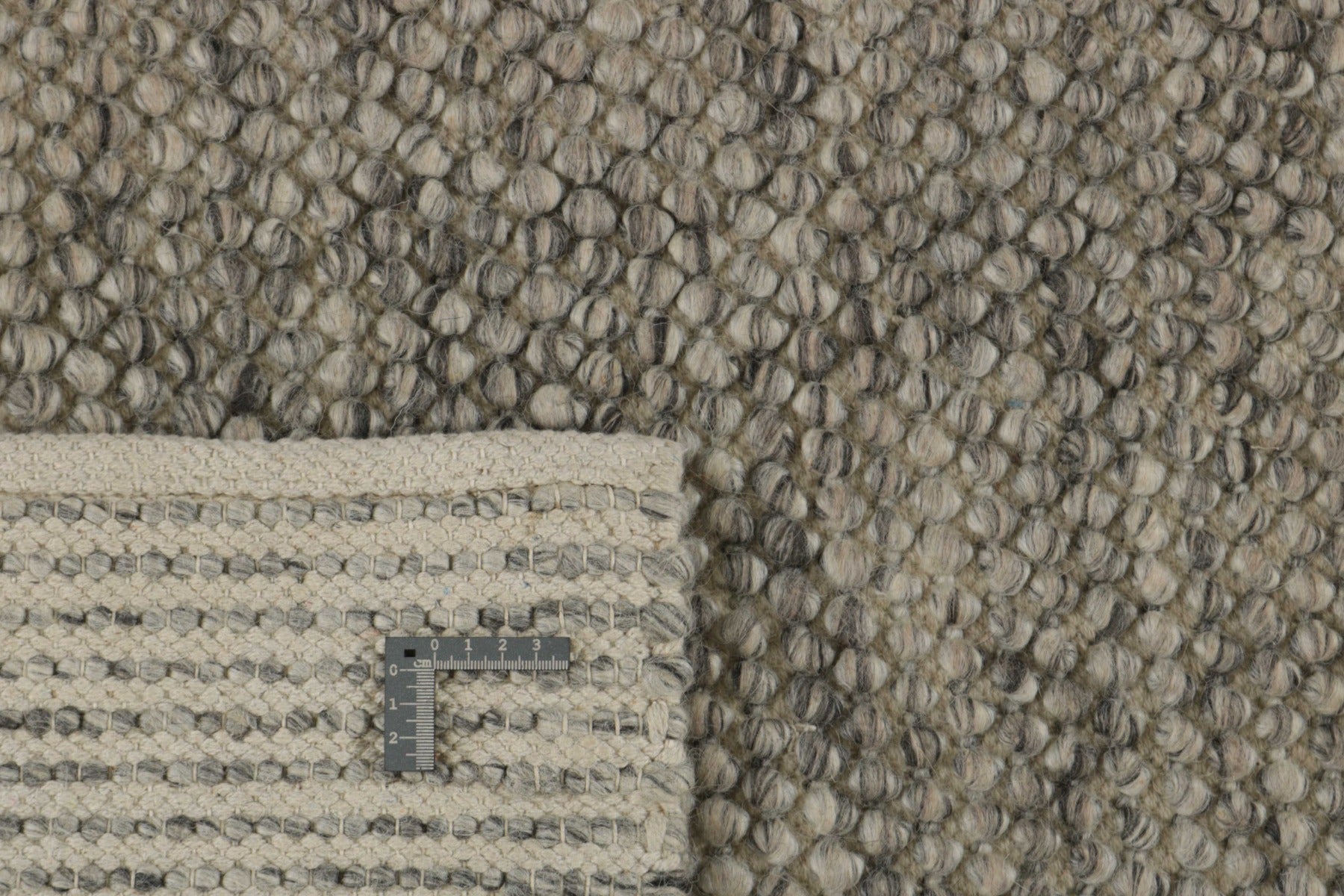 grey and brown textured rug