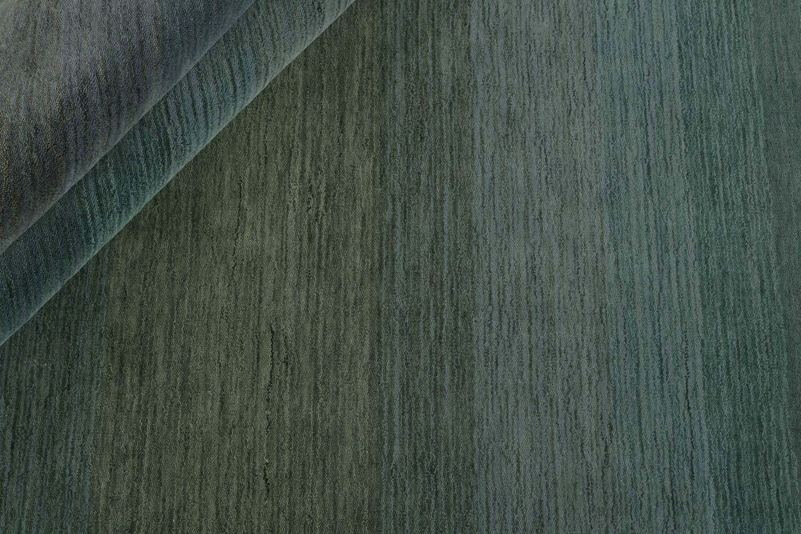 green and purple ombre rug