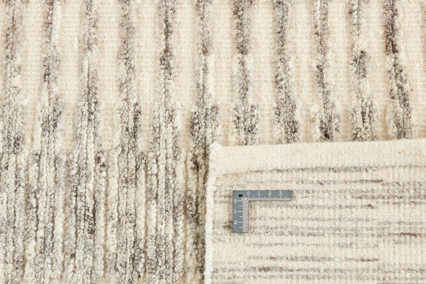 beige runner with abstract design