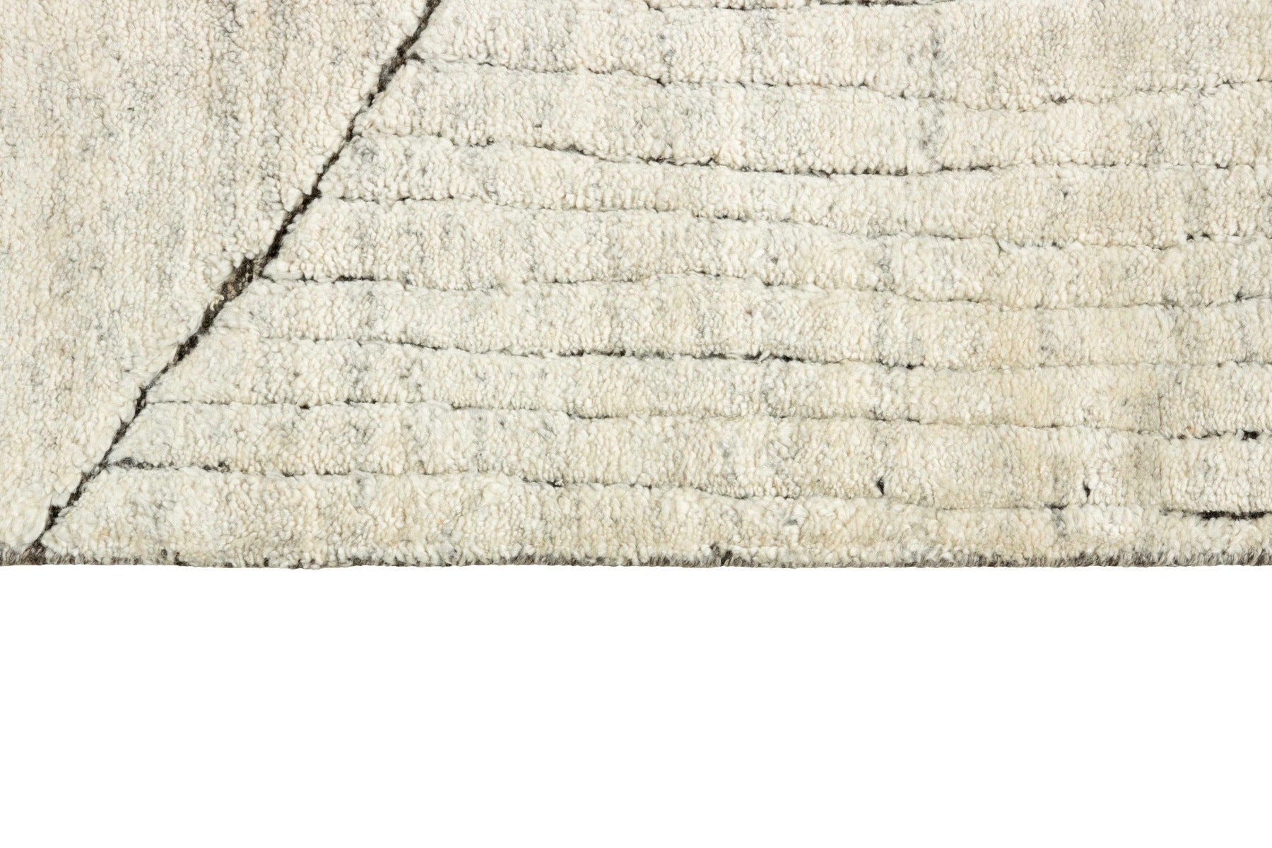 Cream area rug with abstract design