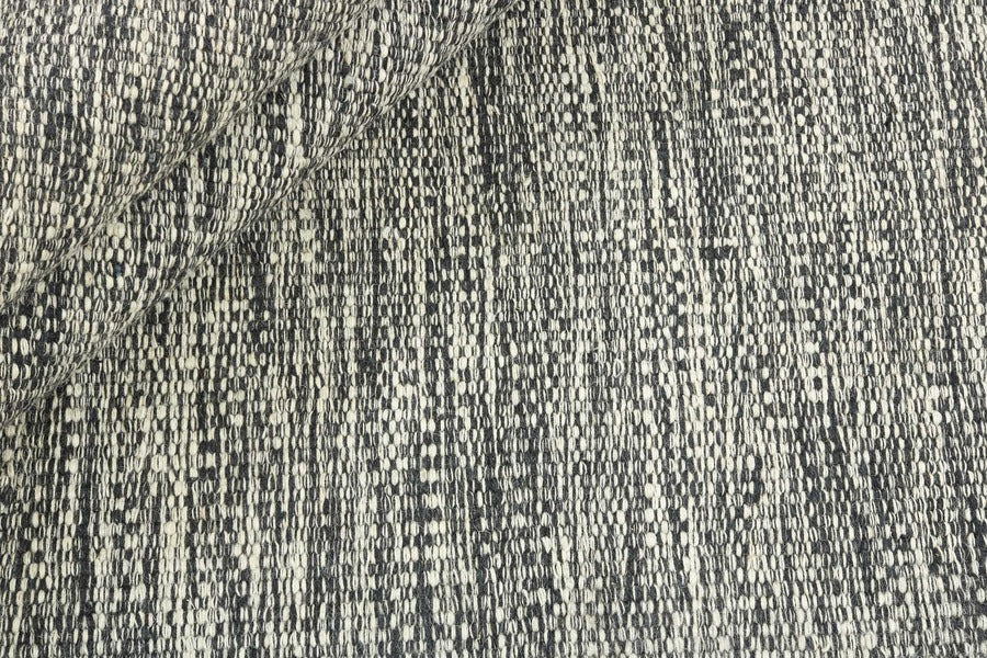 plain dark grey flatweave area rug
