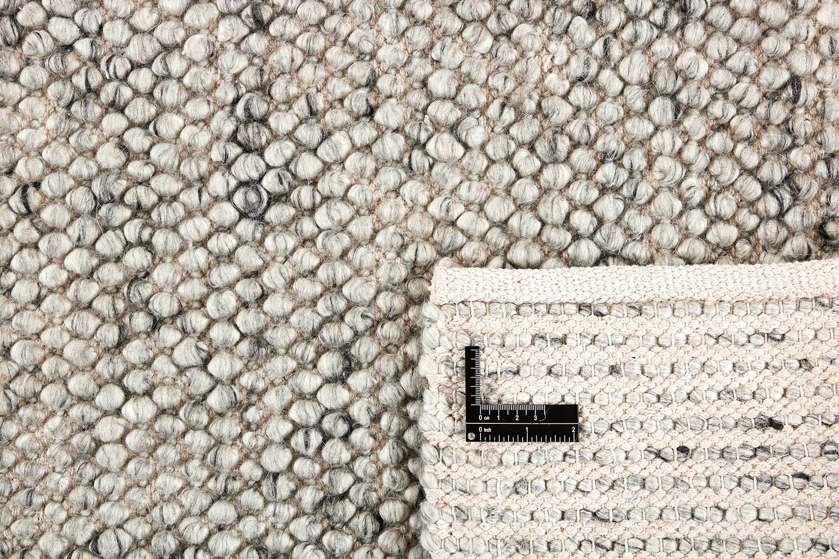 grey and brown textured runner