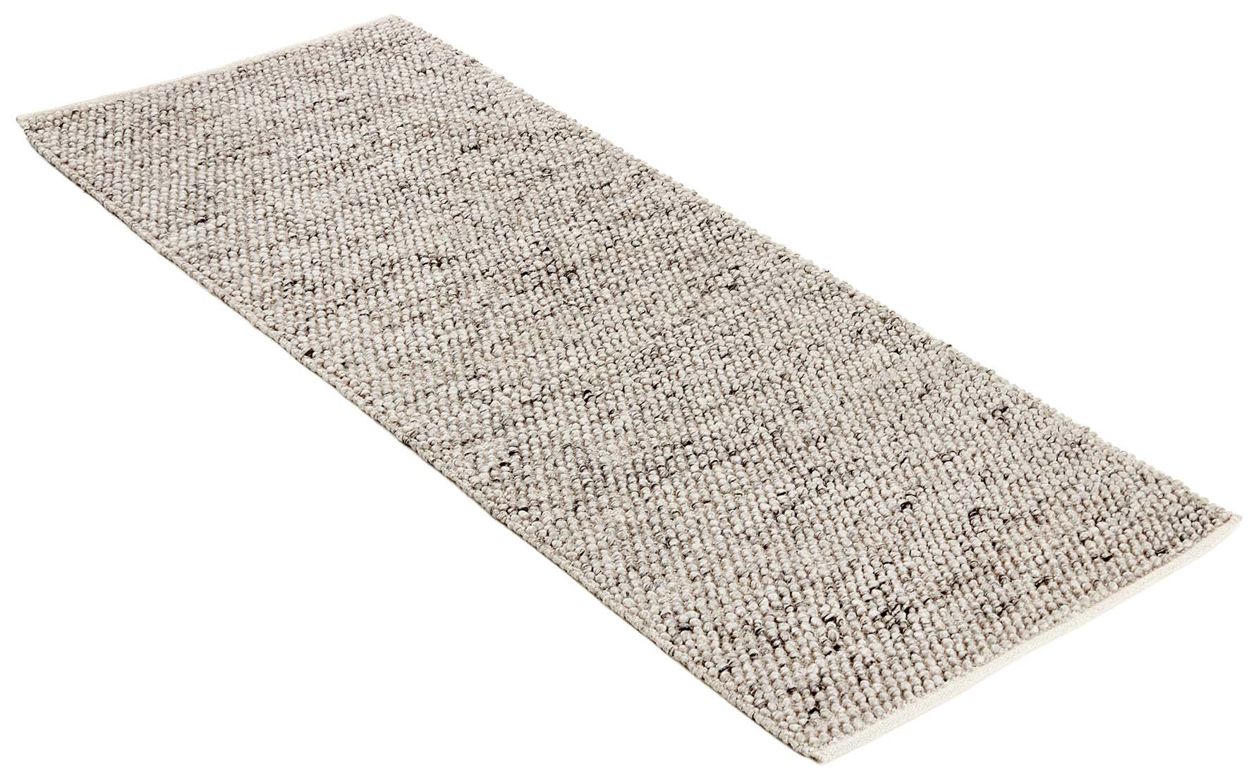 grey and brown textured runner