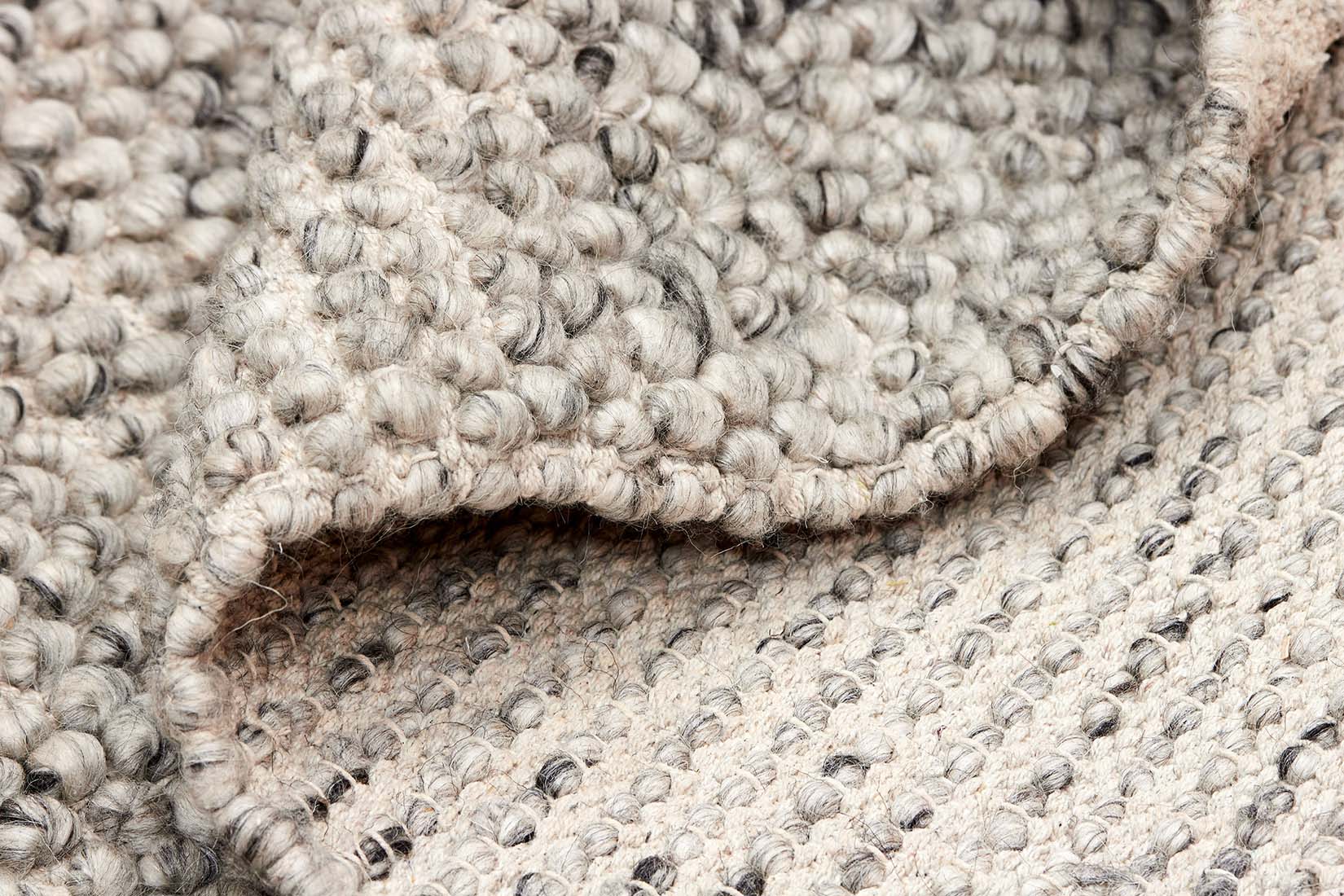 grey and brown textured runner