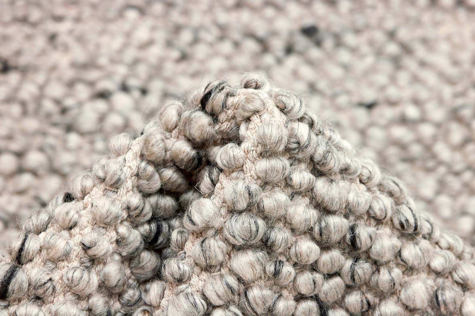 grey and brown textured runner