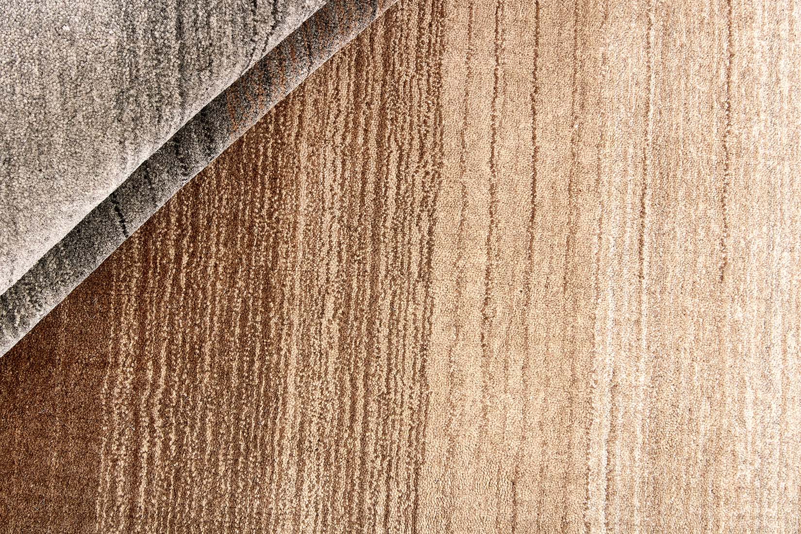 rown and charcoal ombre rug