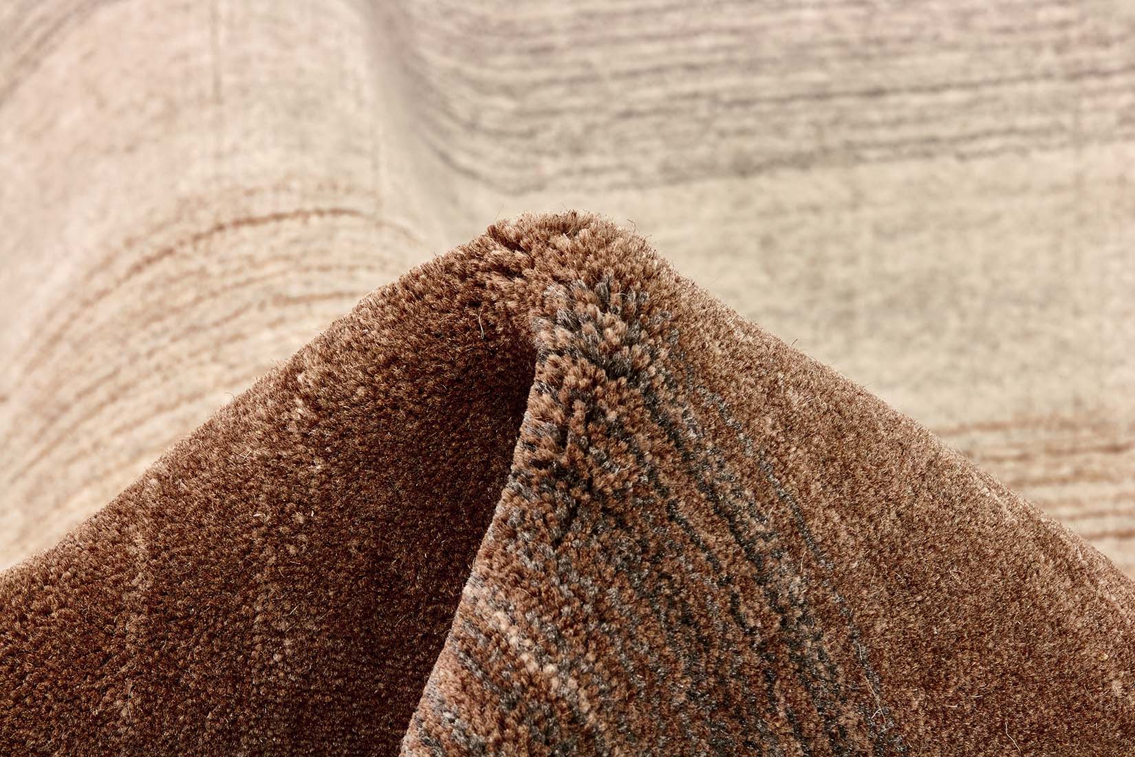 rown and charcoal ombre rug