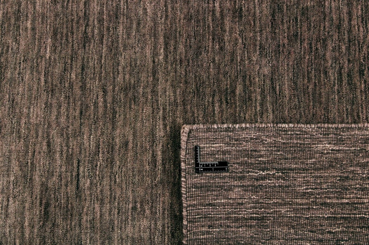 plain brown wool runner