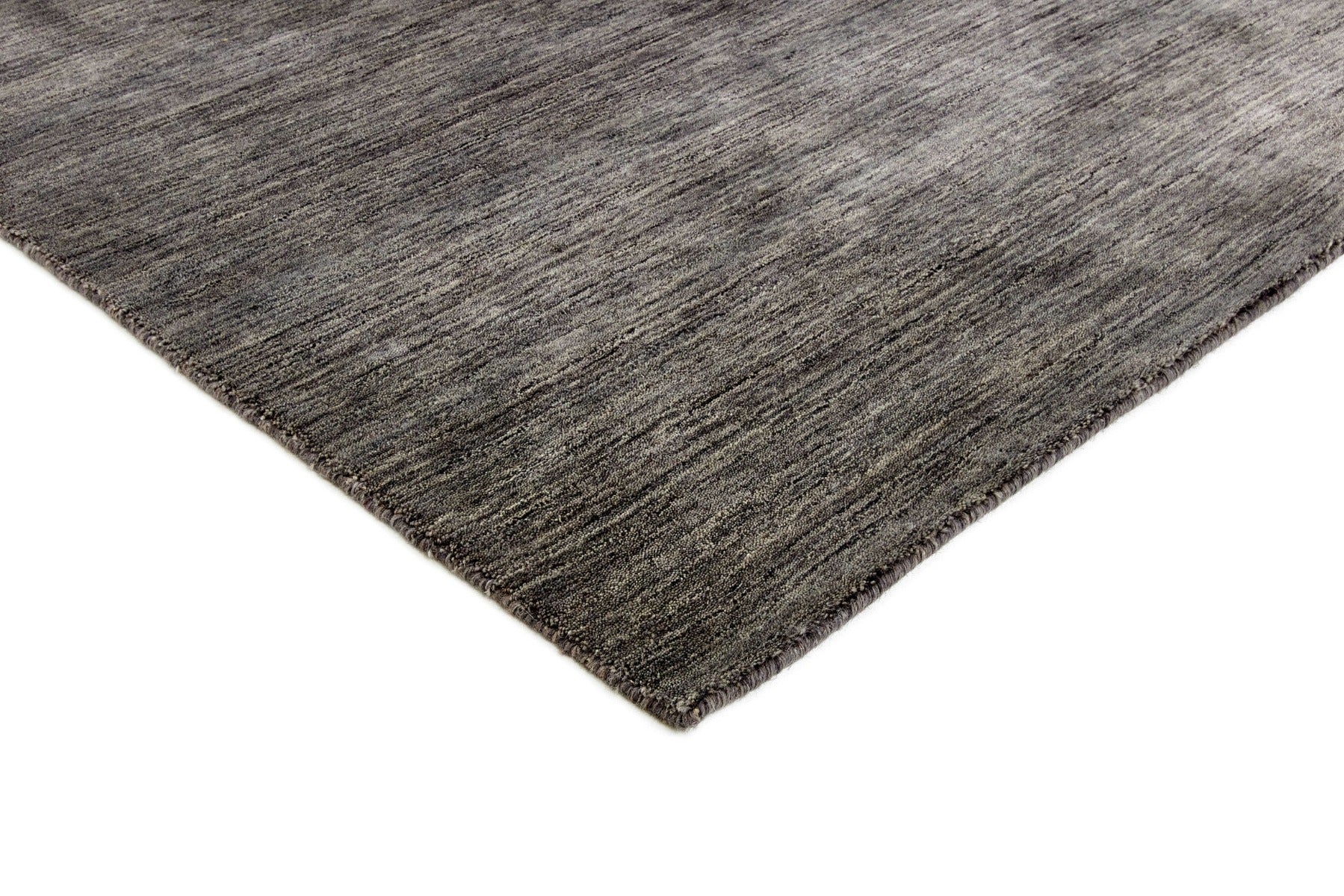 plain grey wool runner