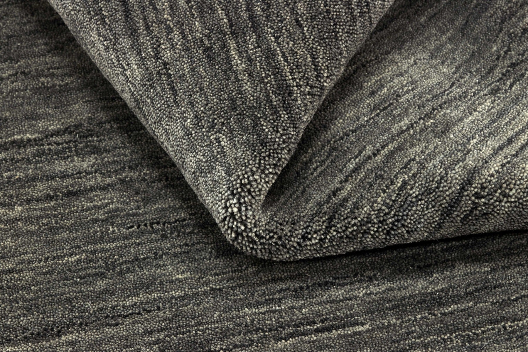 plain grey wool runner
