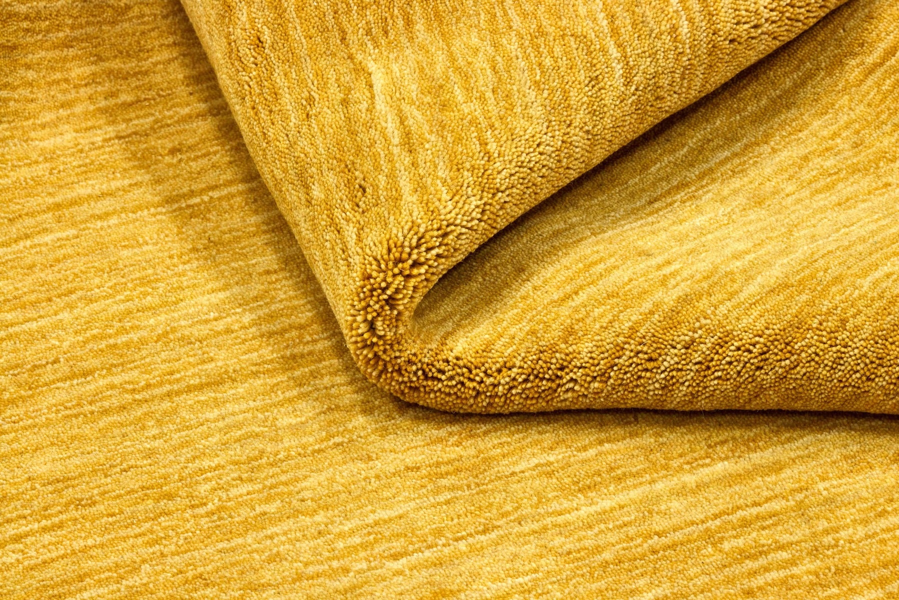 plain gold wool runner