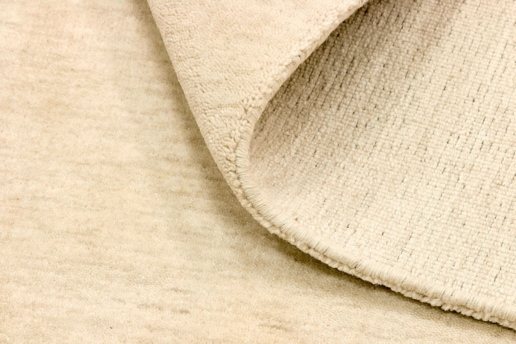 plain cream wool area runner