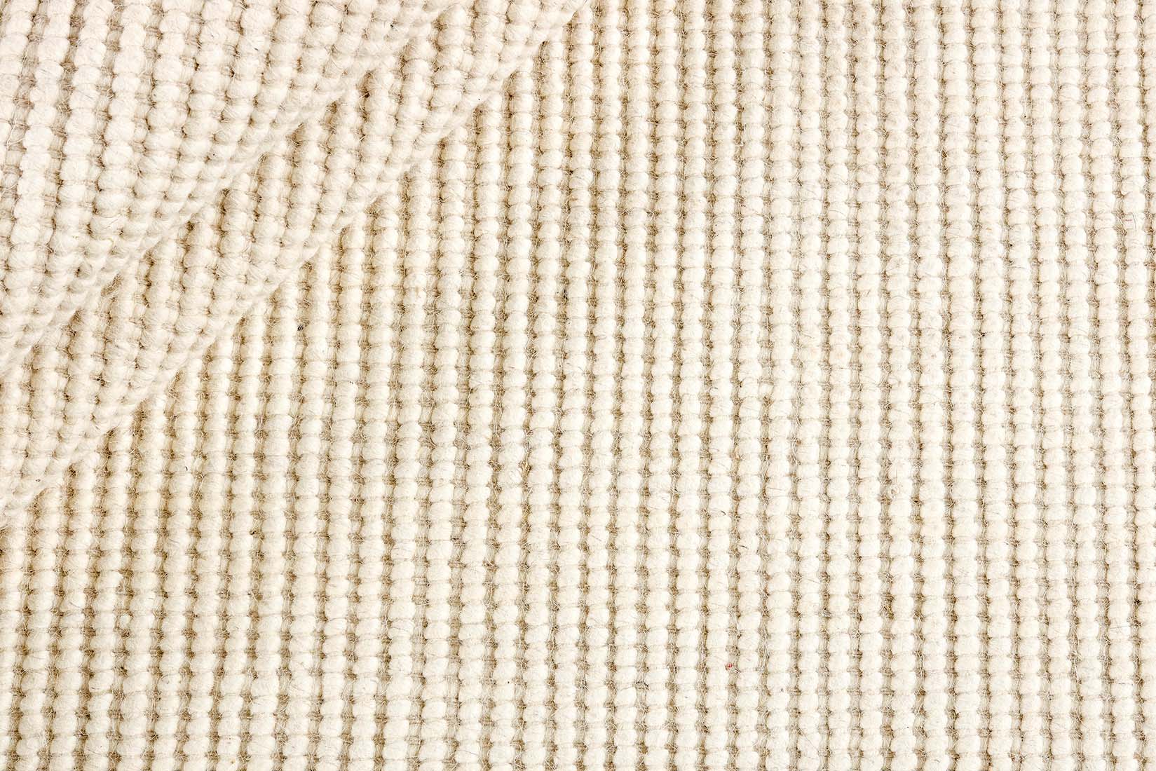 Simple white textured flatweave rug