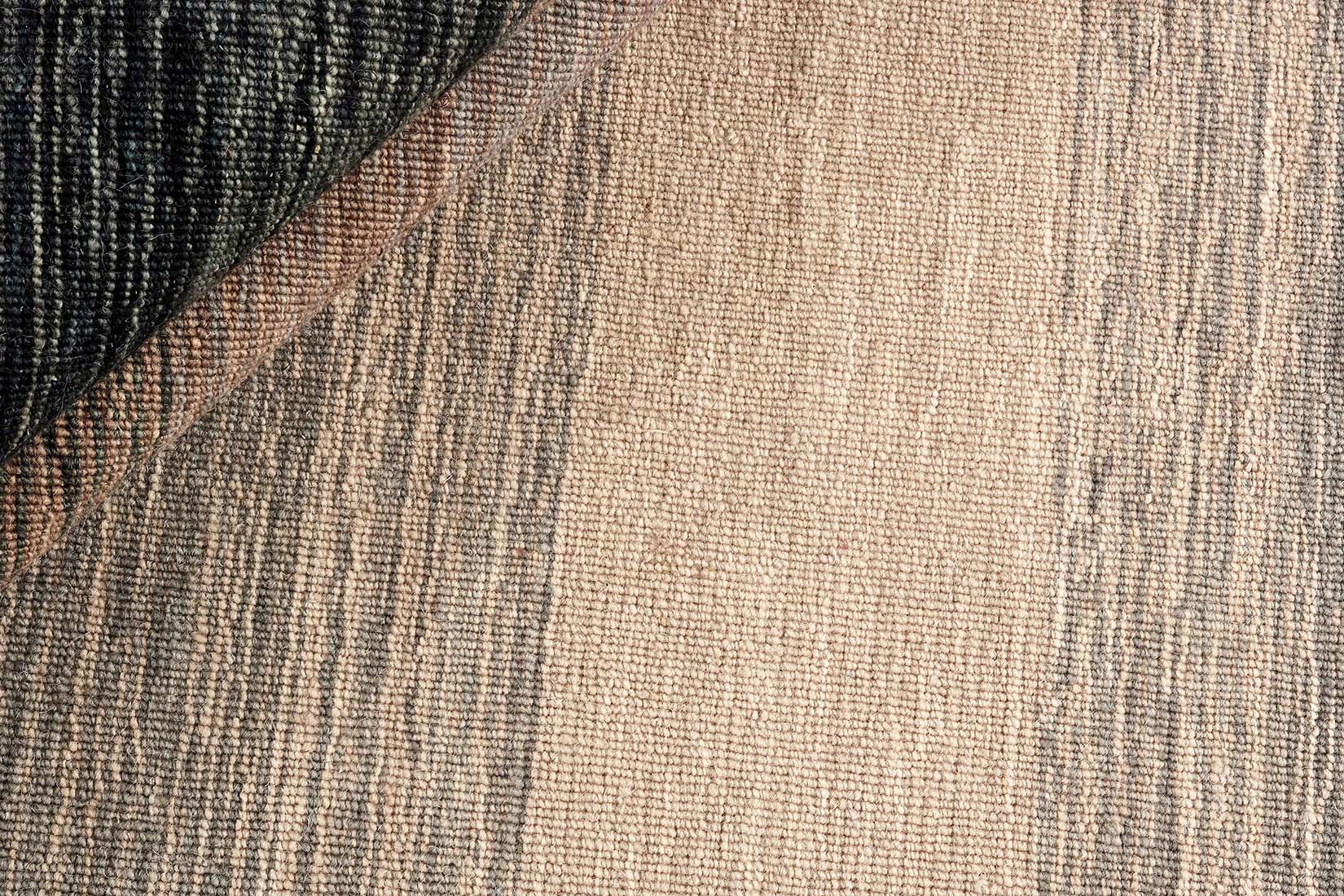 black and grey ombre flatweave kelim rug
